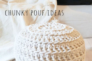 chunky pouf ideas