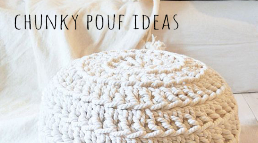 chunky pouf ideas