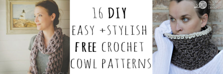 16 DIY easy + stylish free crochet cowl patterns - WearitCrochet