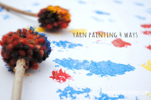 Yarn painting