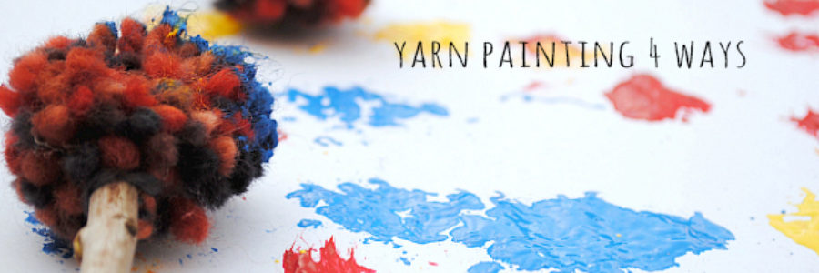Yarn painting