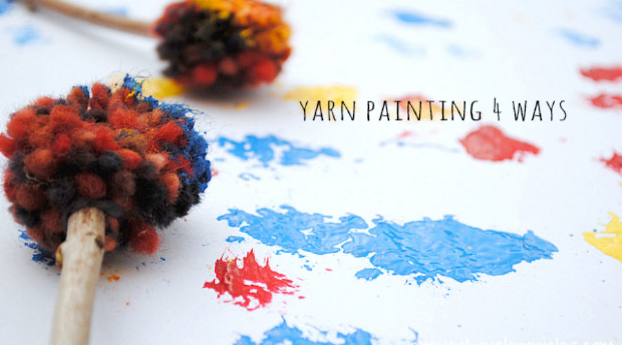 Yarn painting
