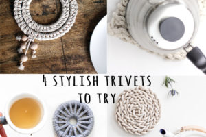 4 stylish trivets