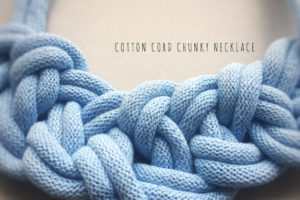 cotton cord necklace 02