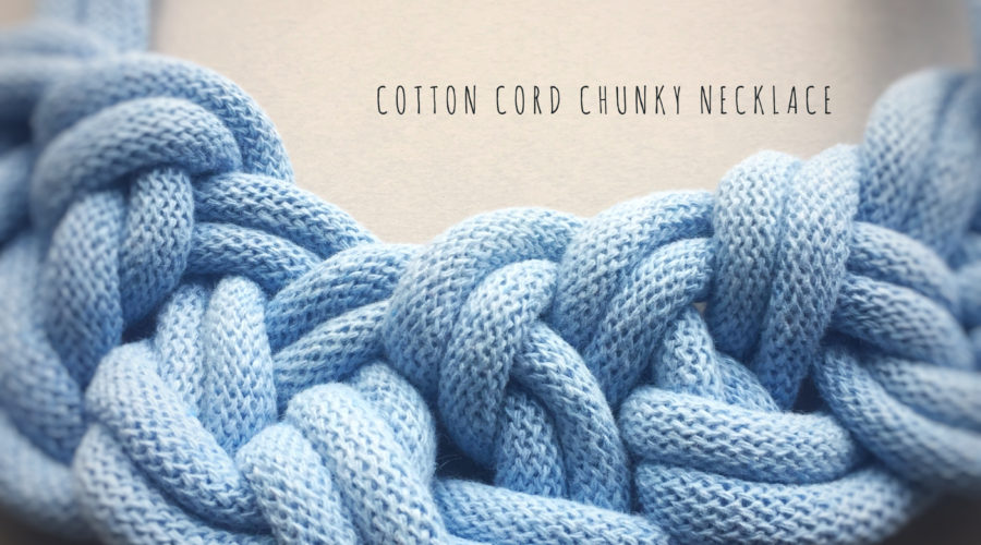 cotton cord necklace 02