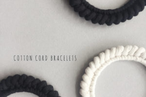 cotton cord bracelet