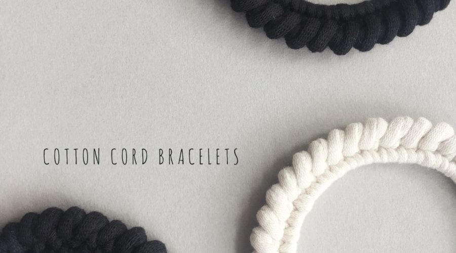 cotton cord bracelet